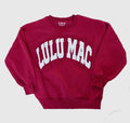 LuLu Mac Crimson/White Sweatshirt