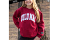 Youth LuLu Mac  Cardinal/White Sweatshirt