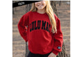 Youth Lulu Mac Red/Black Stitch Sweatshirt