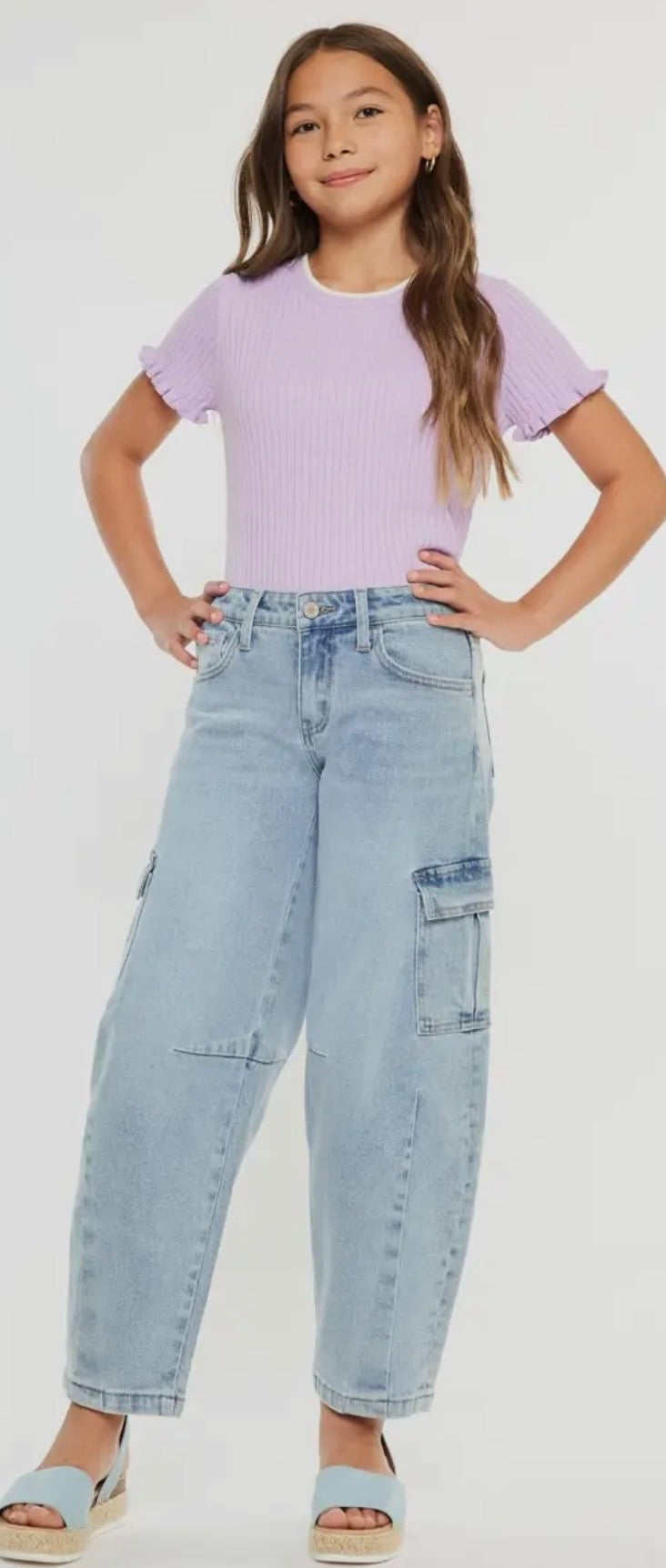 KanKan Kids/Youth Low Slung Horseshoe Fit Jeans