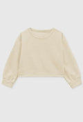 Girls Beige Pullover Top