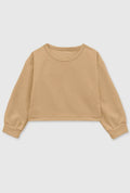 Girls Camel Pullover Top