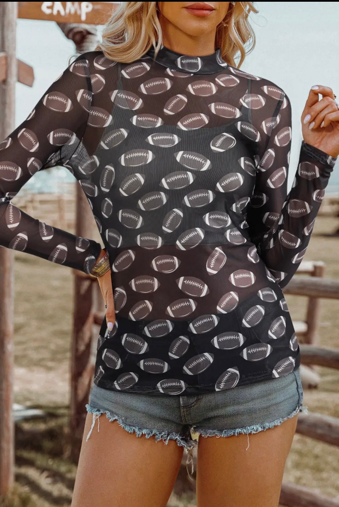 Gameday Sheer Longsleeve Shirt