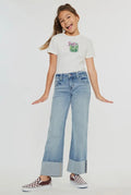 KanKan Midrise Flare Jean