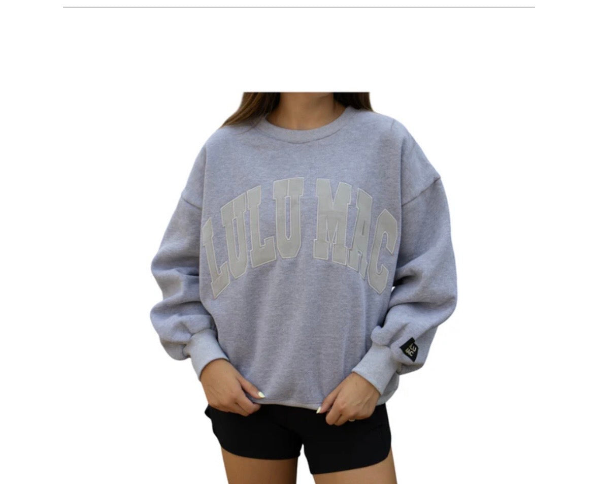 LuLu Mac Light Grey/Grey Sweatshirt