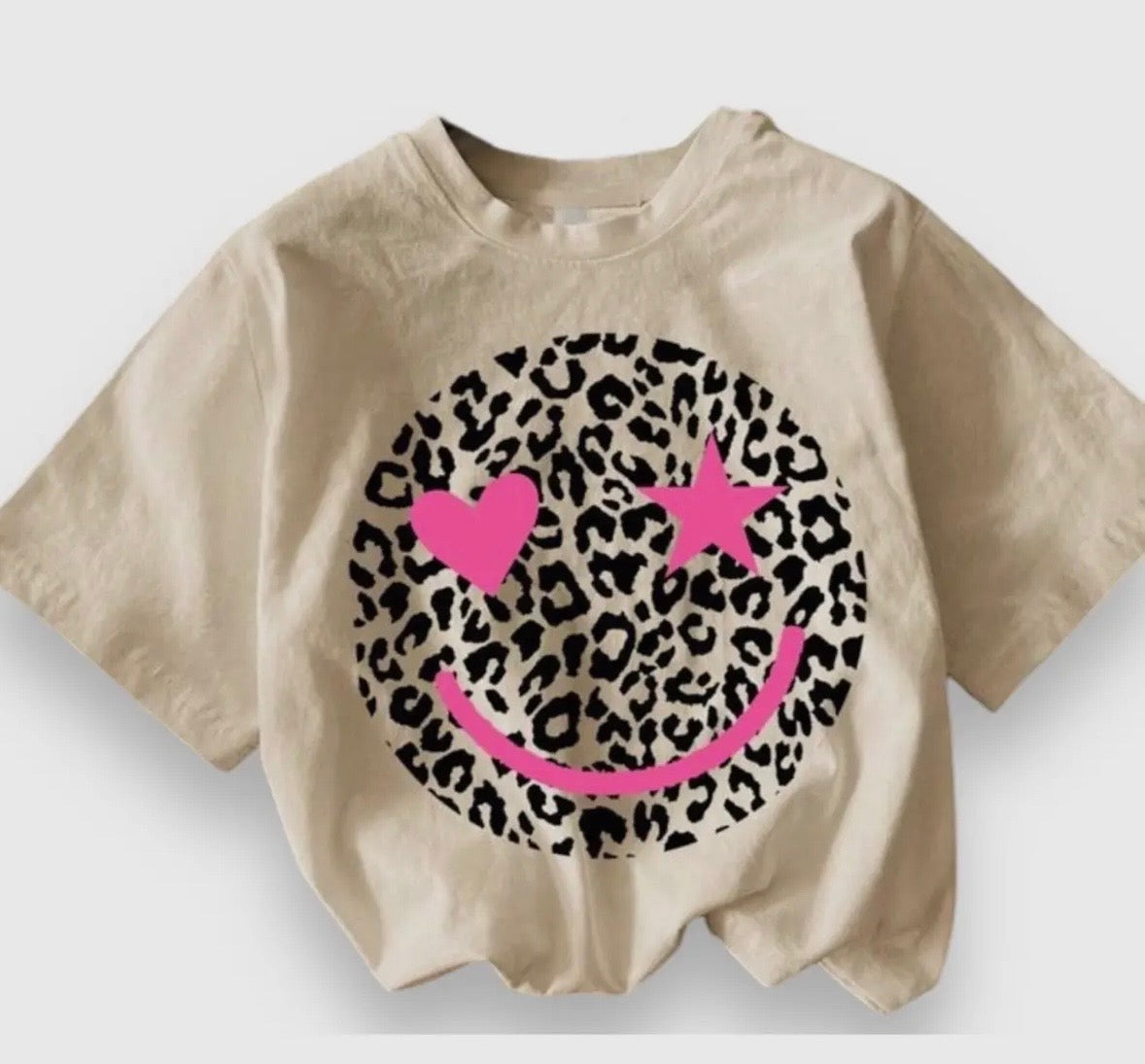 Girls Cheeta Print T-shirt