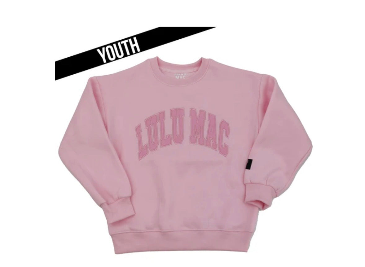 Youth LuLu Mac Pink Sweatshirt