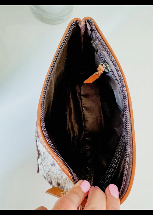 Cowhide Aztec Hair Bag