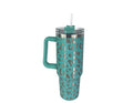 LuLu mac Morgan Tumbler- Mint Leopard