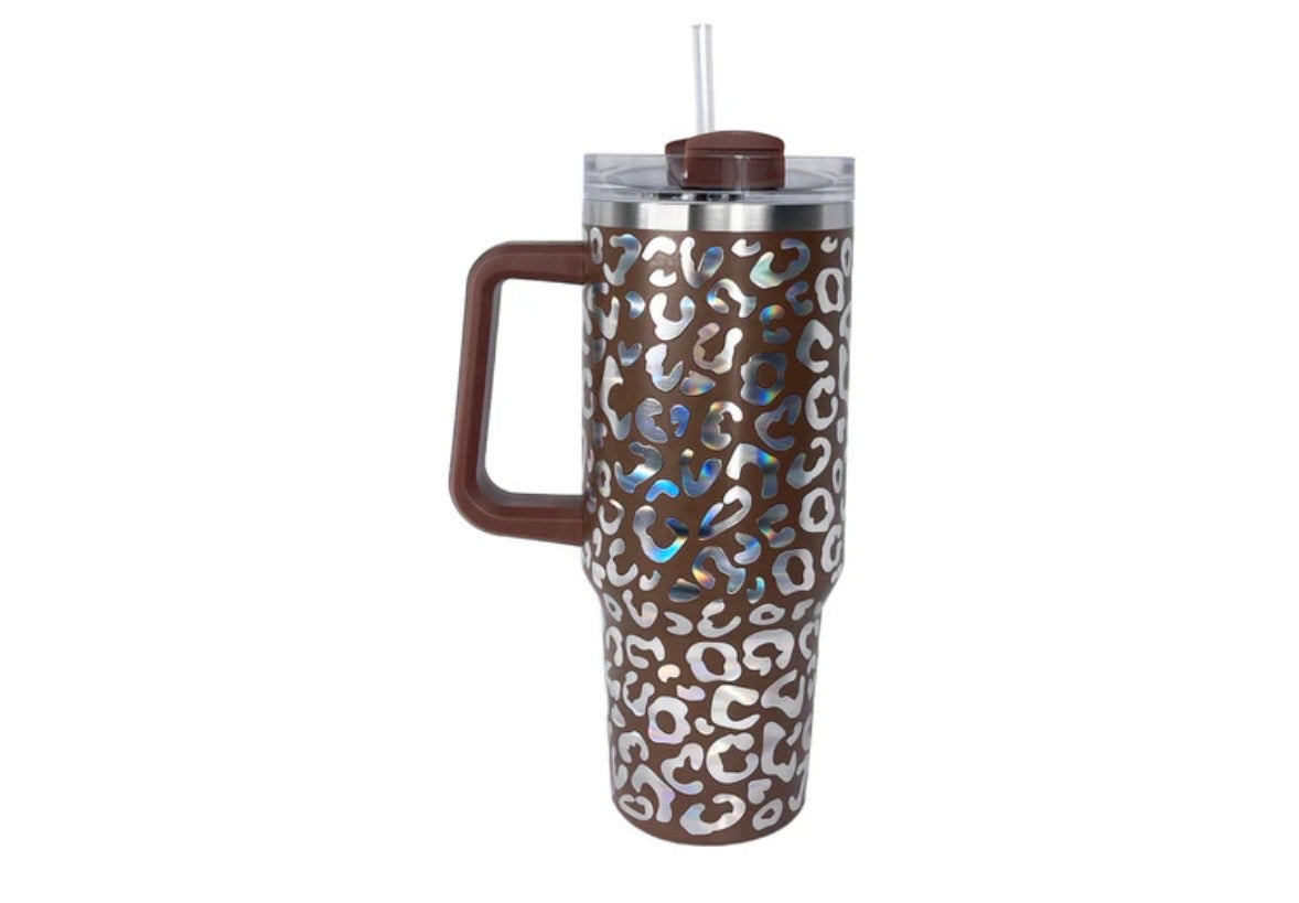 LuLu Mac Morgan Tumbler-Brown Leopard
