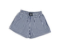 LuLu Mac Navy Gingham Shorts