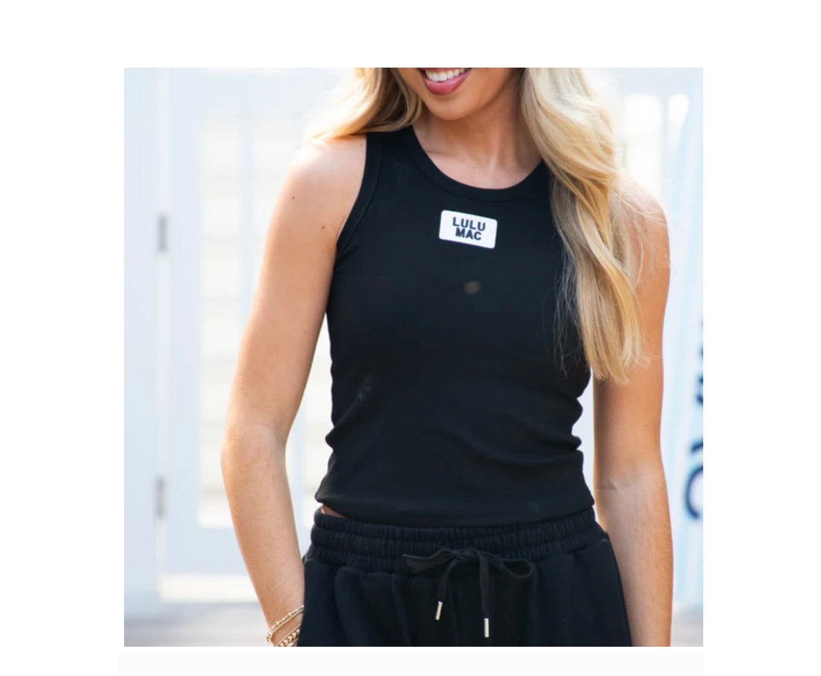 LuLu Mac Black Tank-01