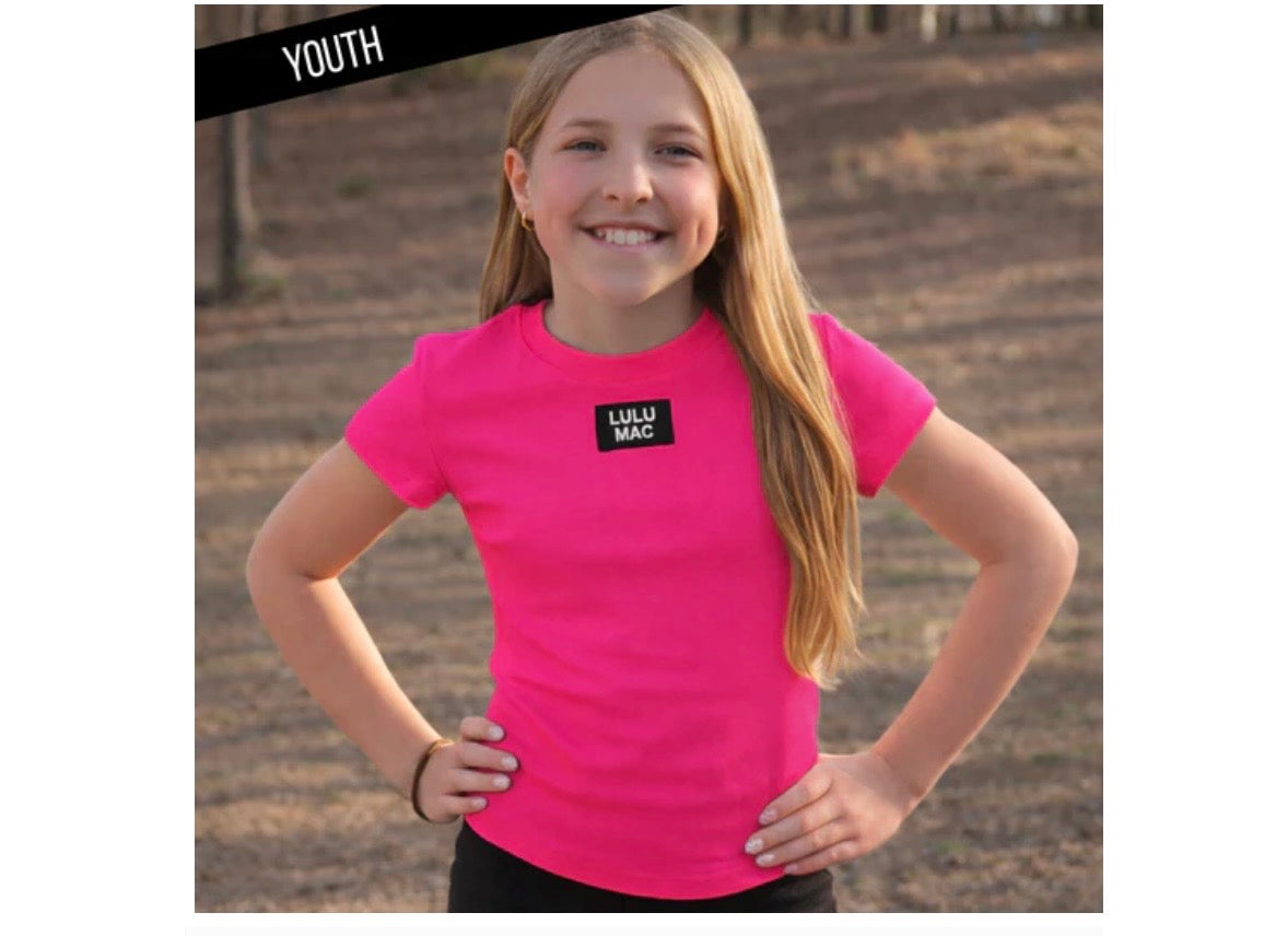 Youth Hot Pink Babydoll top