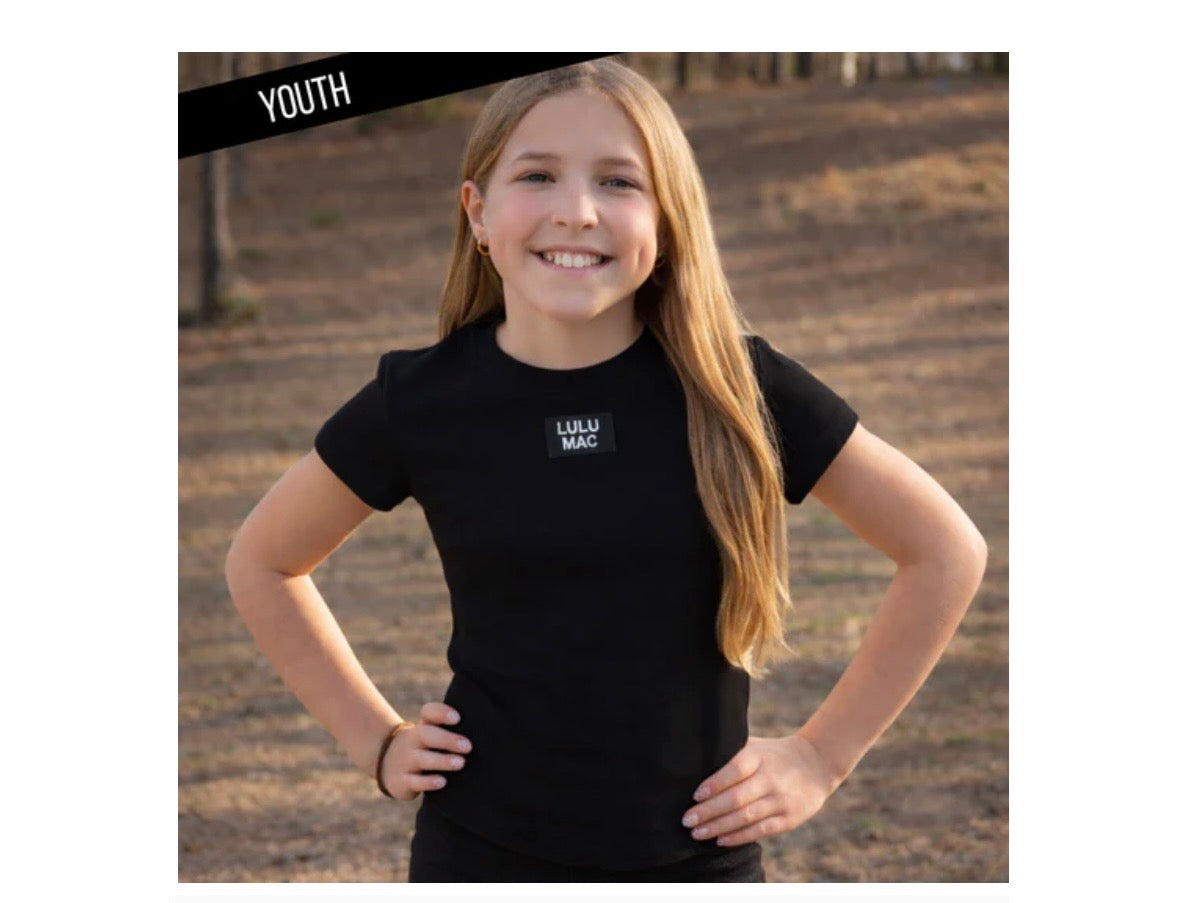 Youth Black Babydoll Top