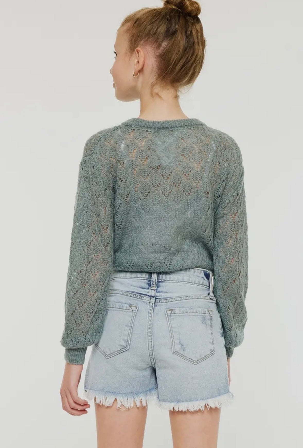 Kan Kan Youth High Rise Mom Shorts