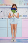 Youth KanKan Denim Short/Skort