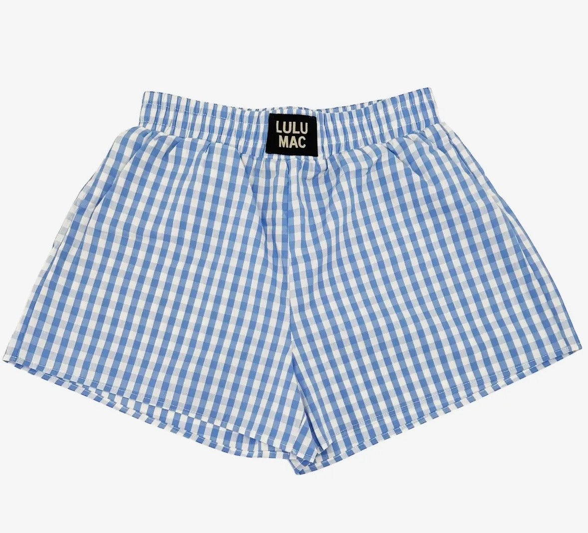 LuLu light blue gingham short