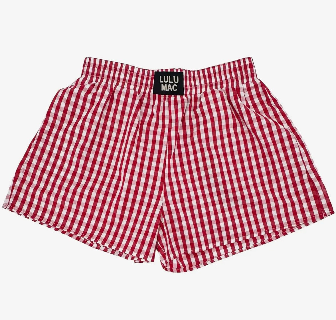 LuLu red gingham short