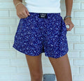 LuLu youth Blue bandana shorts