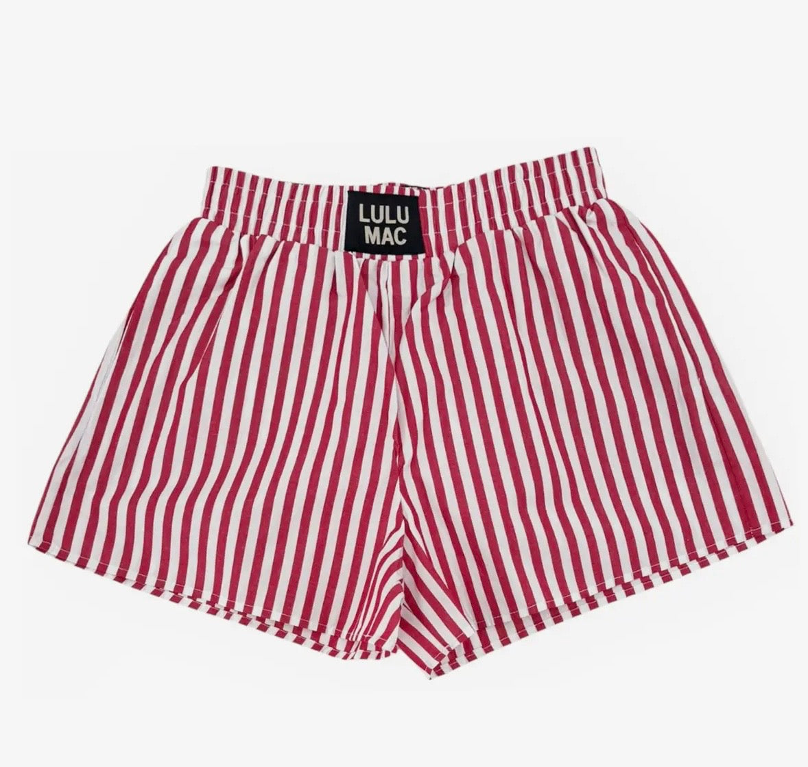 LuLu red stripe boxer short