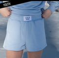 LuLu Terry cloth shorts-light blue