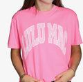 LuLu neon pink tee