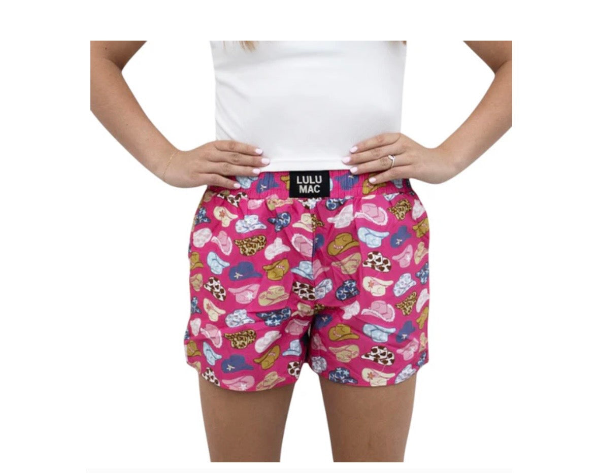 LuLu Pink Hat Boxers