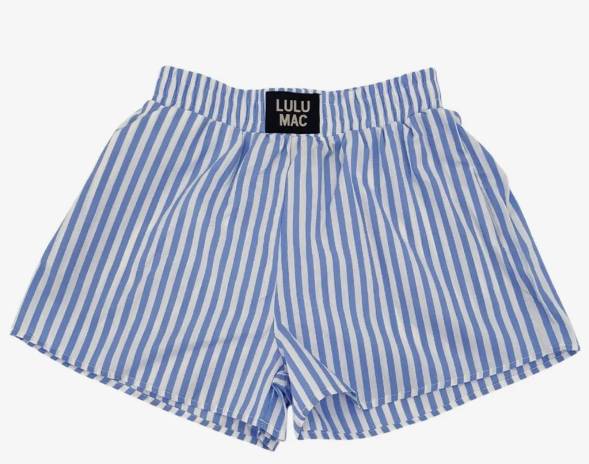 LuLu Blue stripe shorts