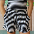 LuLu Black Stripe Short