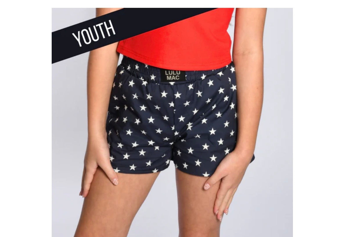Youth Navy Star shorts