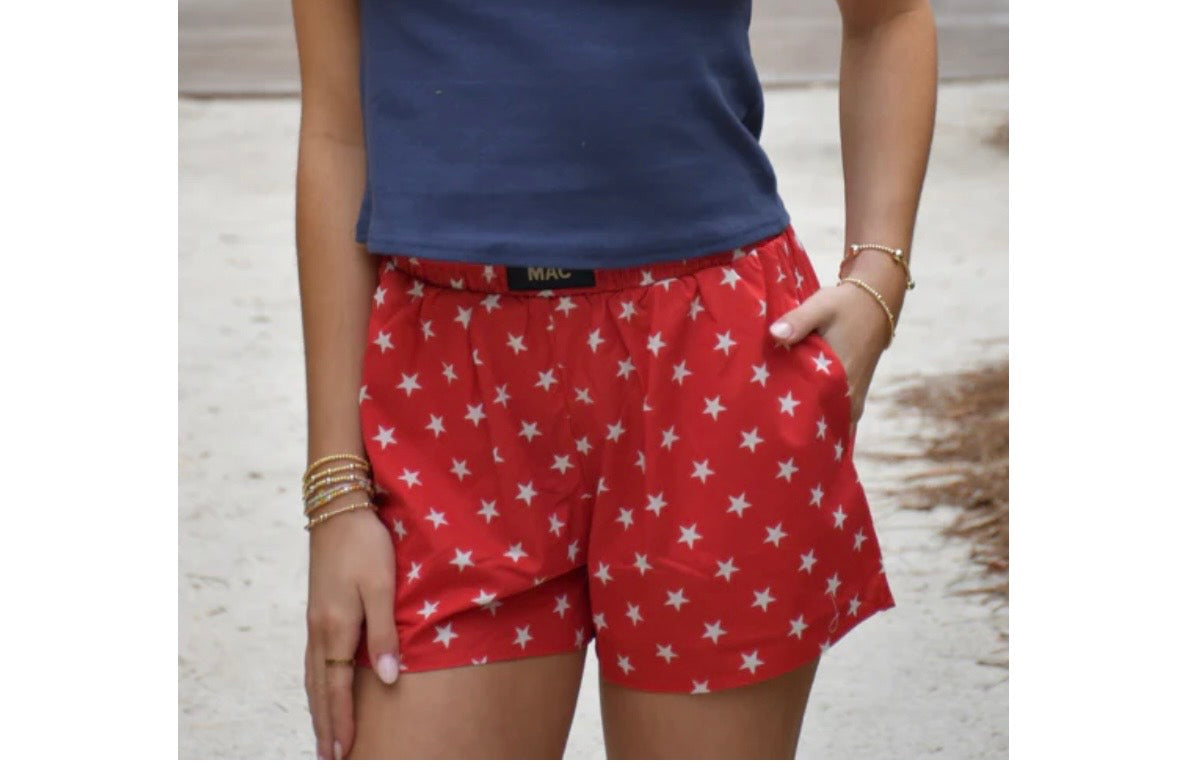 Red Star Shorts