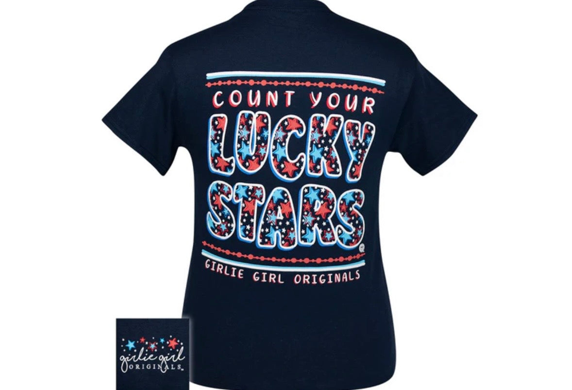 Lucky Stars Navy Tee