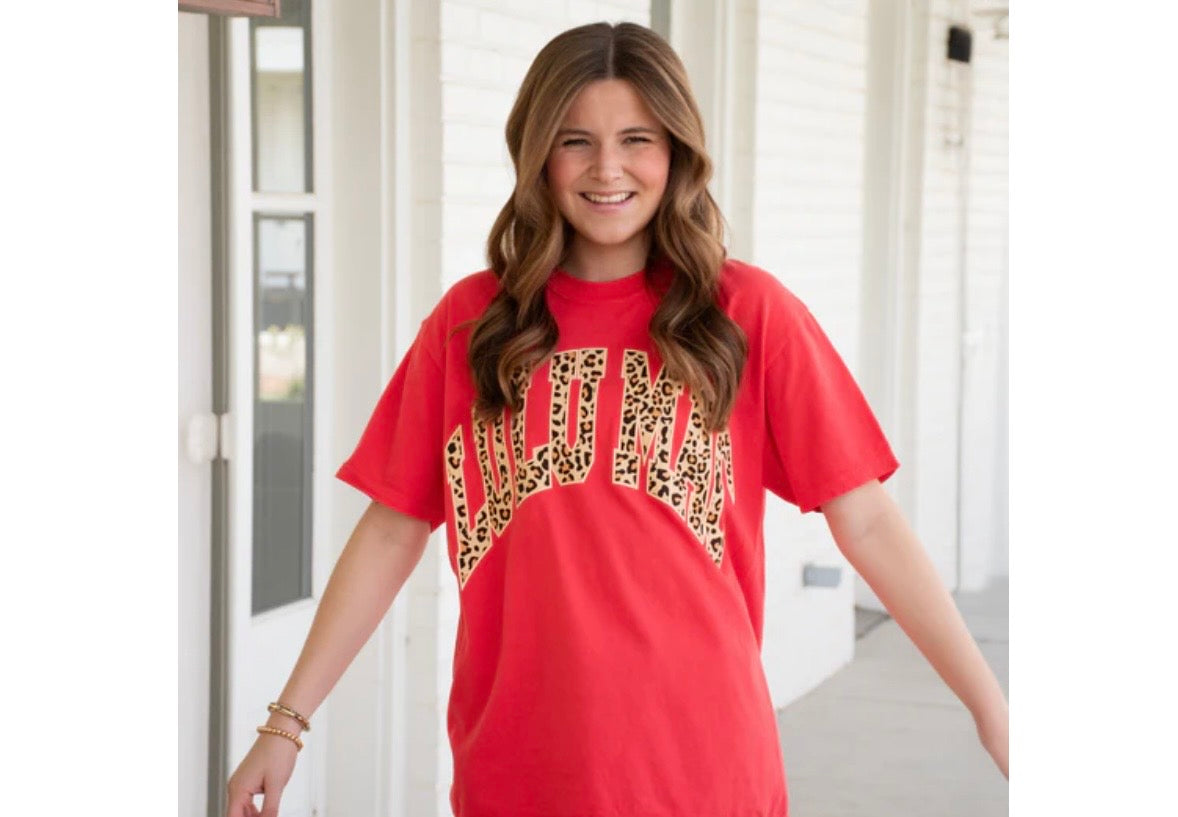 LuLu Paprika Leopard Tee