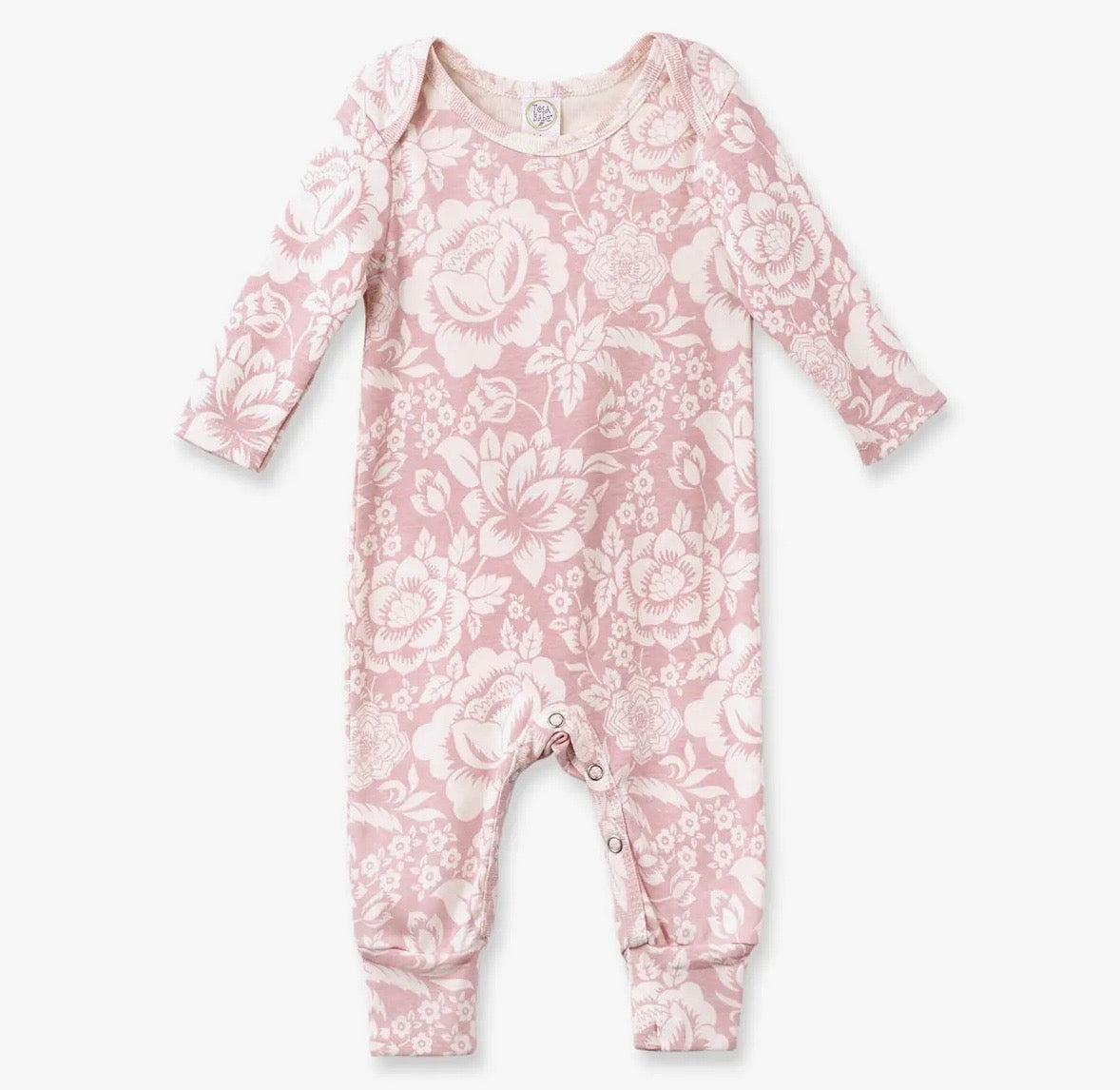 Vintage Floral Baby Romper