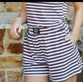 LuLu brown Stripe Shorts