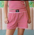 Lulu Red stripe Short
