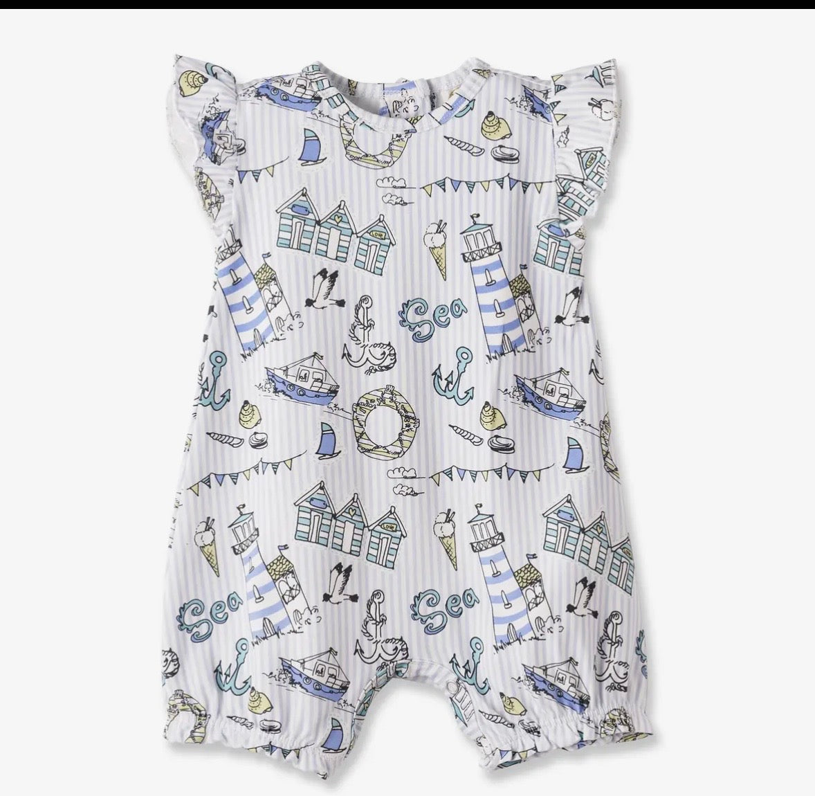 Seashore Girl Bubble Romper