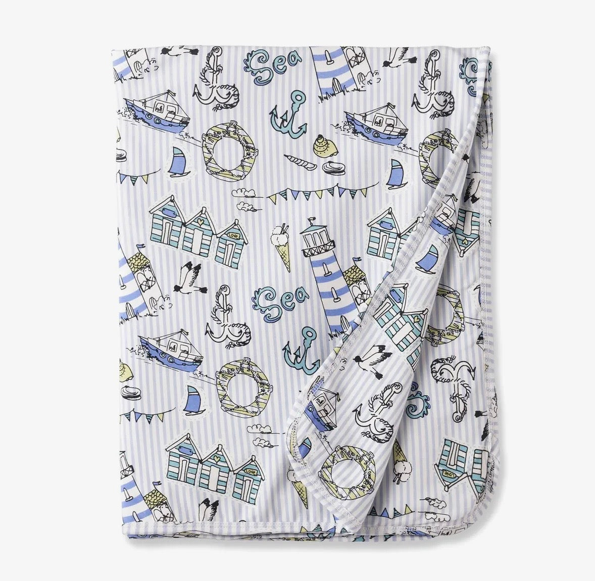 Seashore Stroller Blanket