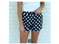 LuLu black/ white dot shorts