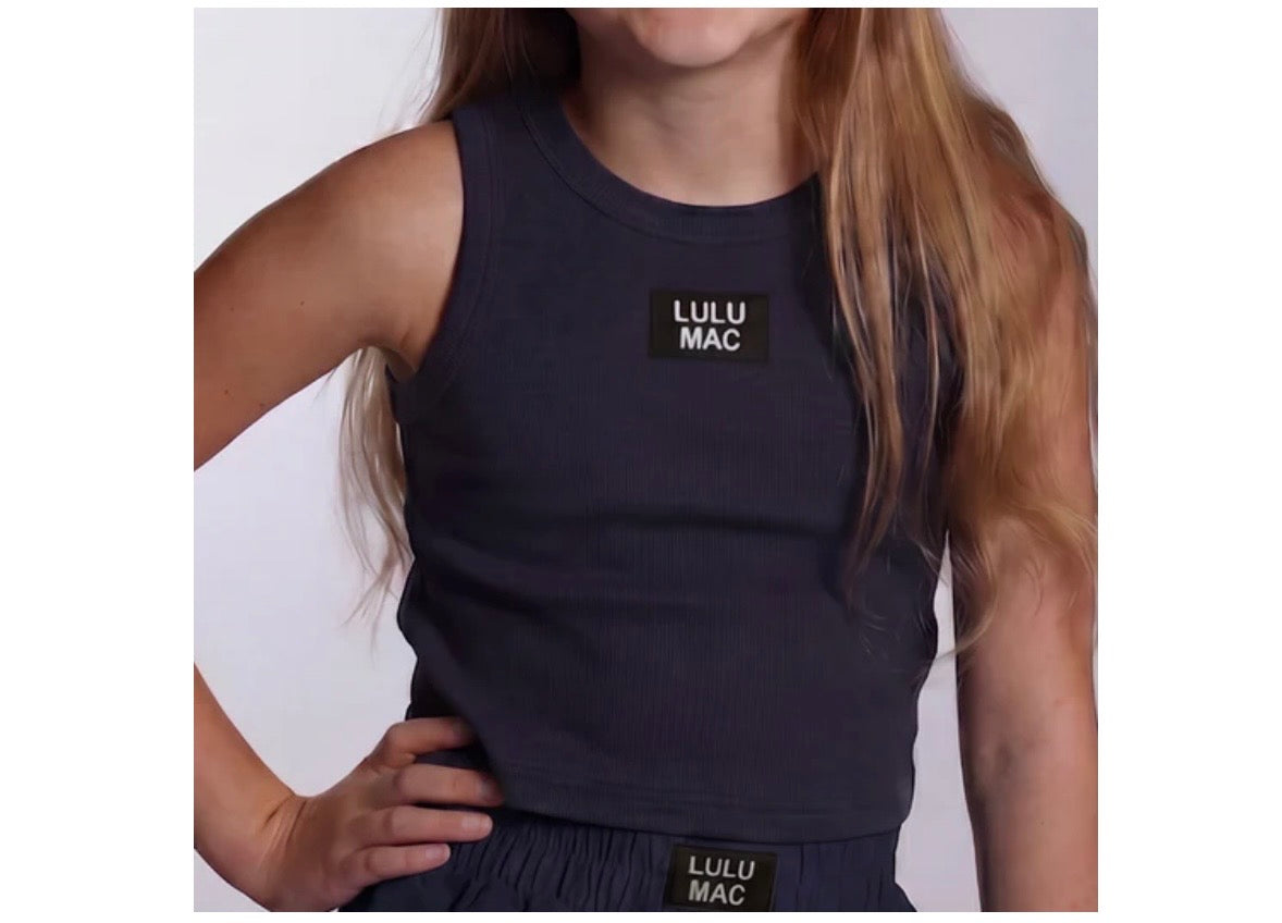 LuLu Youth Black Tank