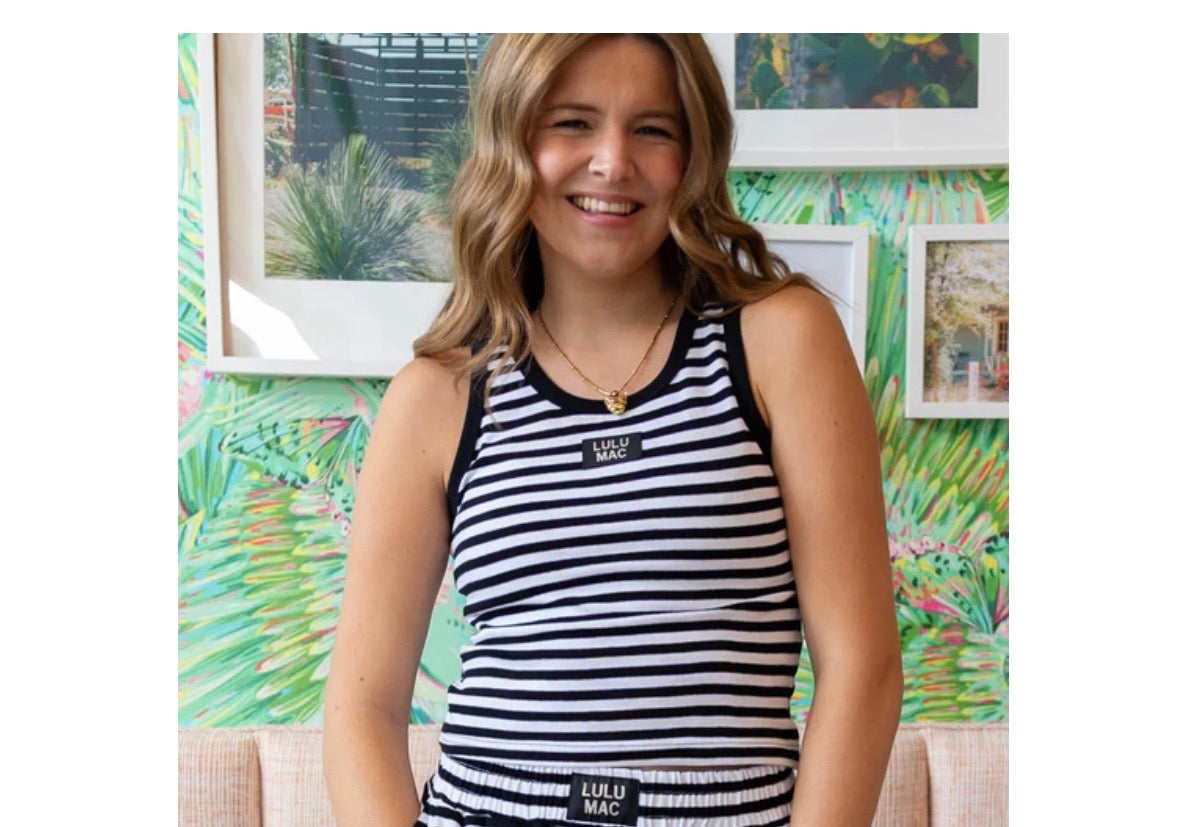 LuLu Black Stripe Tank
