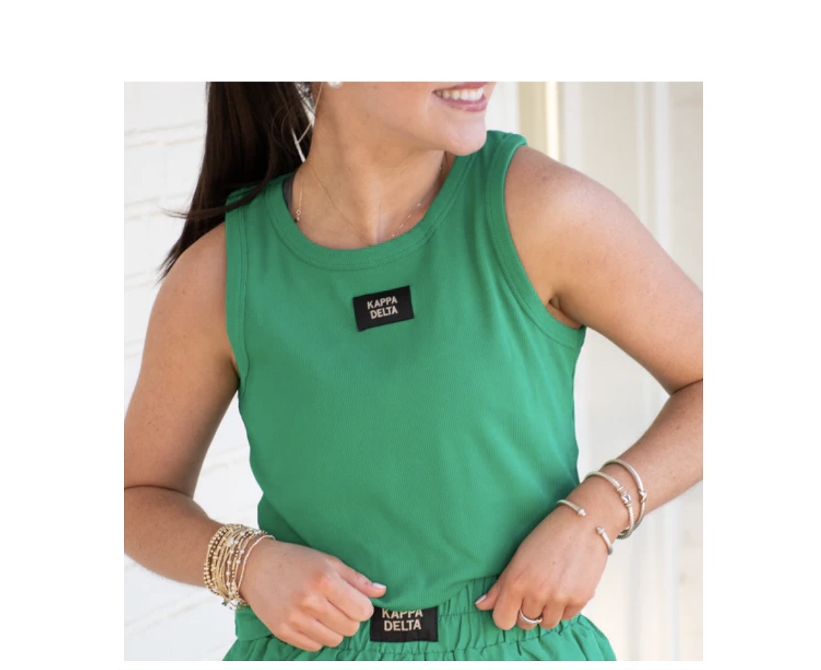 LuLu Green Kappa Delta Tank