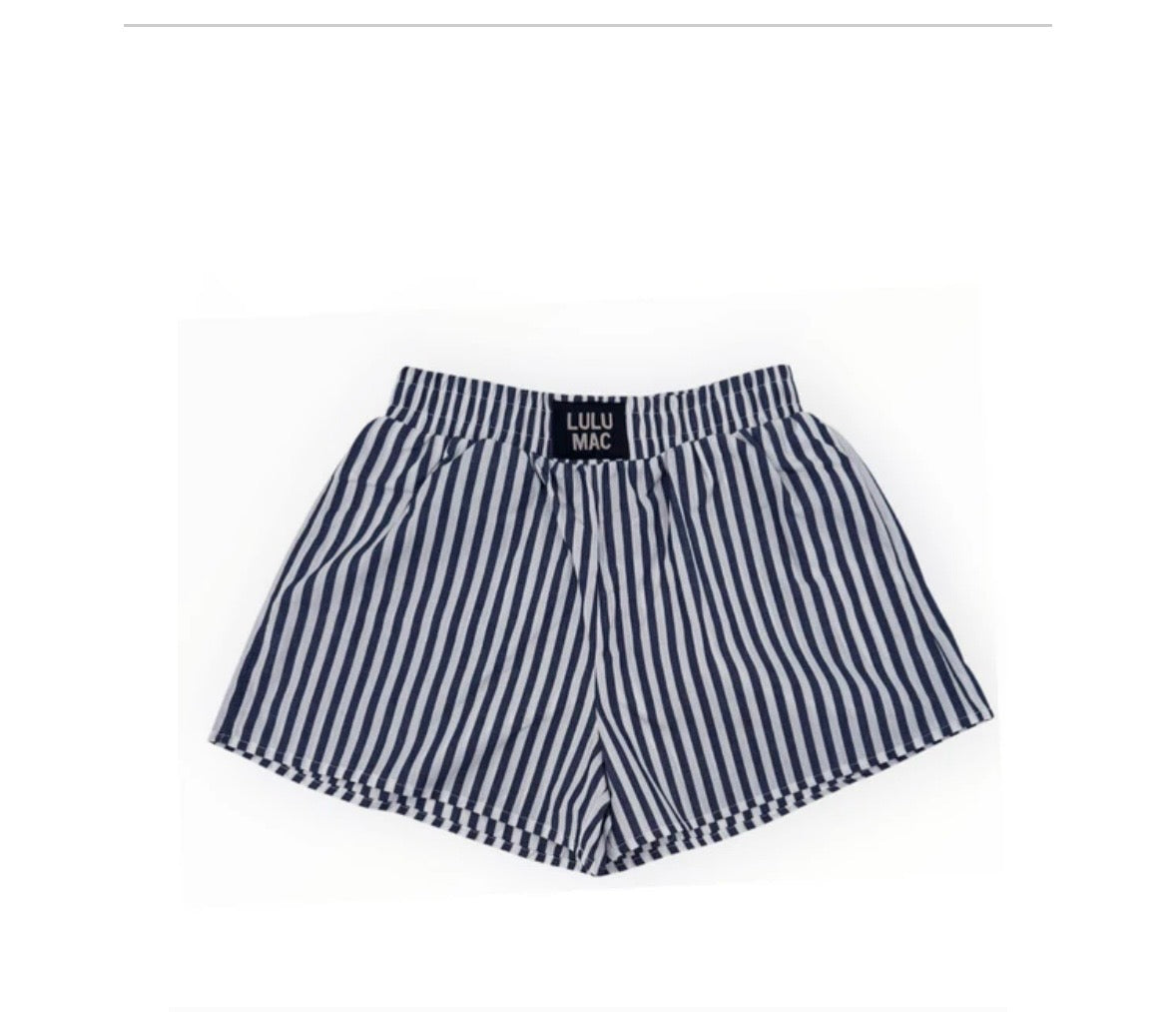 LuLu navy stripe short