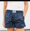LuLu Navy w/ Light blue mini dot shorts