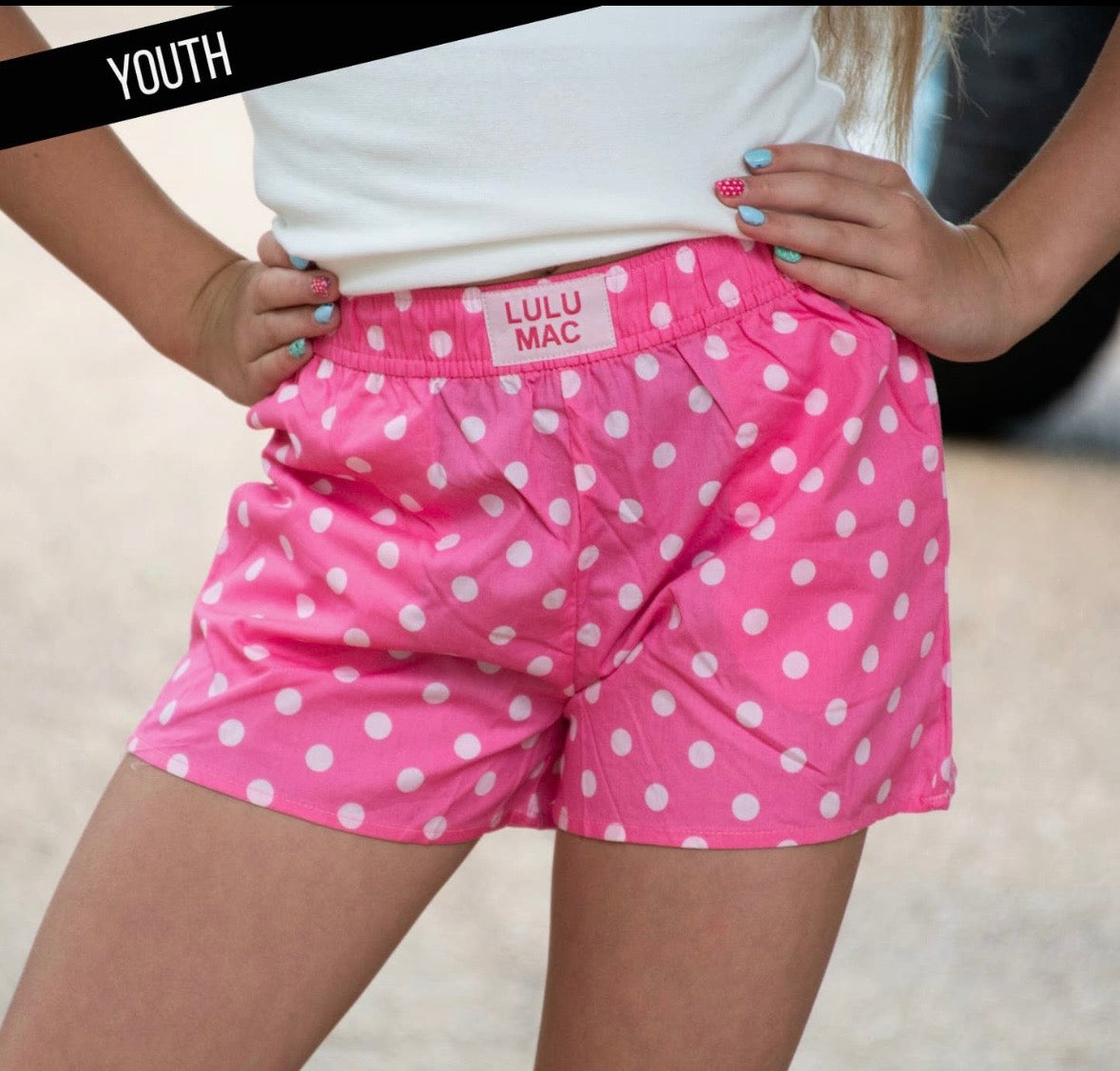 LuLu Youth Pink W light pink mini dots