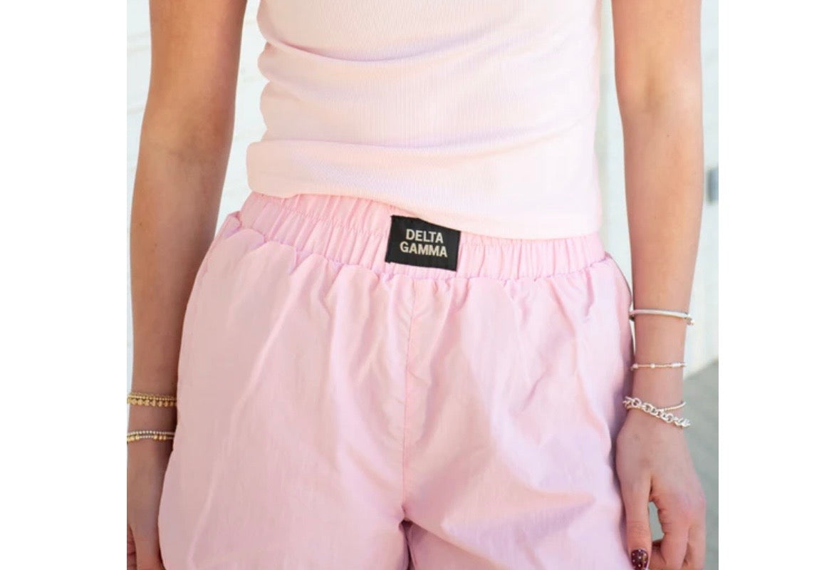 Light Pink Delta Gamma Shorts