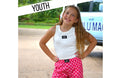 Youth Pink/Pink Check shorts