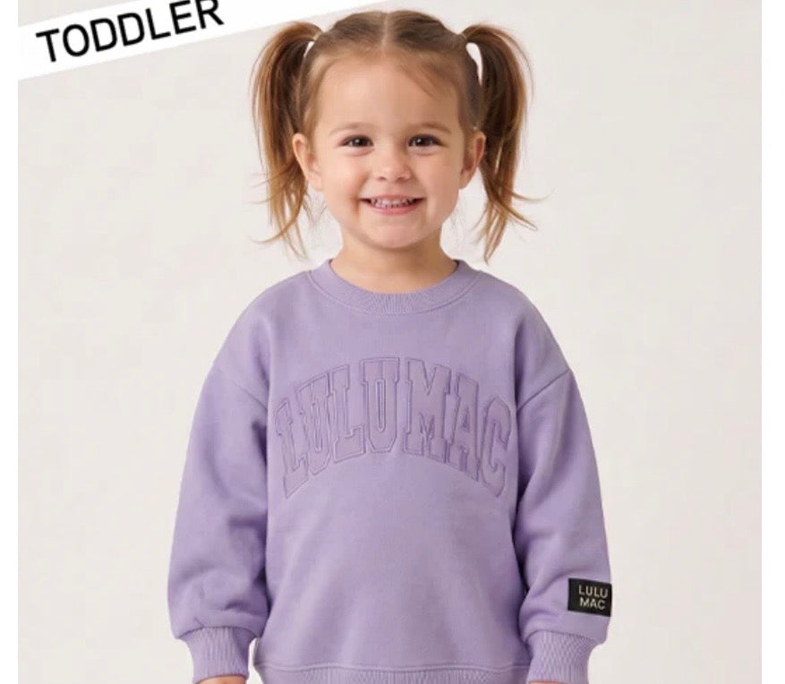 LuLu Lavender Toddler Sweatshirt