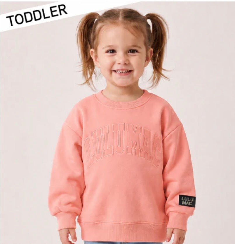 LuLu Toddler Peach Sweatshirt