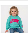 LuLu Toddler Mint/Hot Pink Sweatshirt